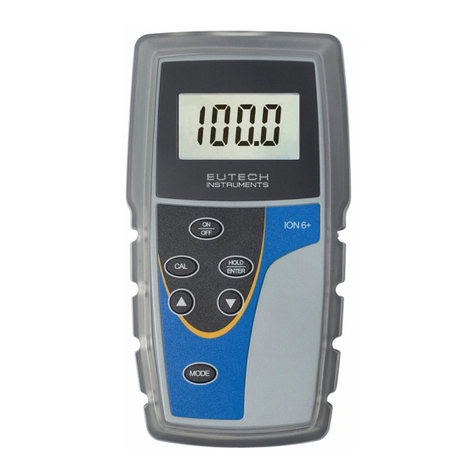 EUTECH INSTRUMENTS ION 6 PLUS PH ION MV TEMP User manual EUTECH INSTRUMENTS ION 6 PLUS PH ION MV TEMP User manual
