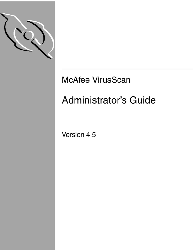McAfee VIRUSSCAN 4.5 - Service manual