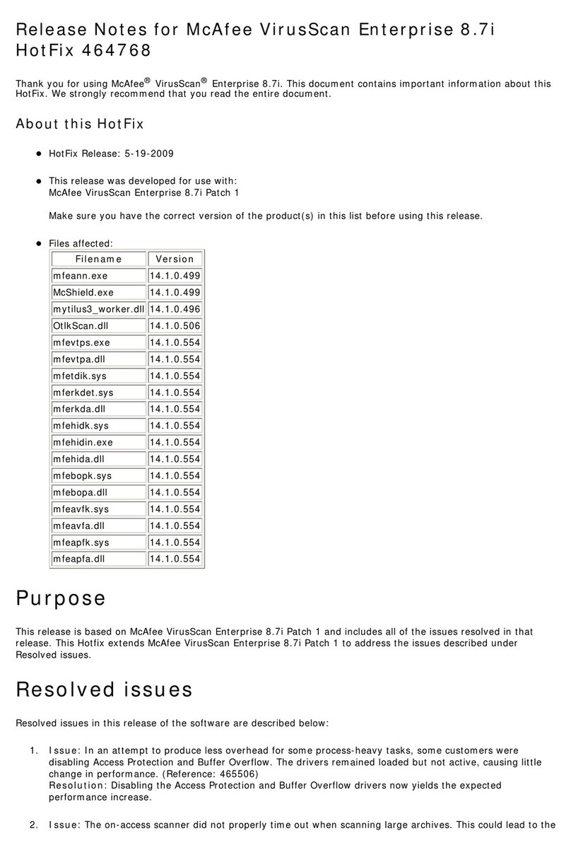 McAfee VIRUSSCAN 8.7I Instruction Manual