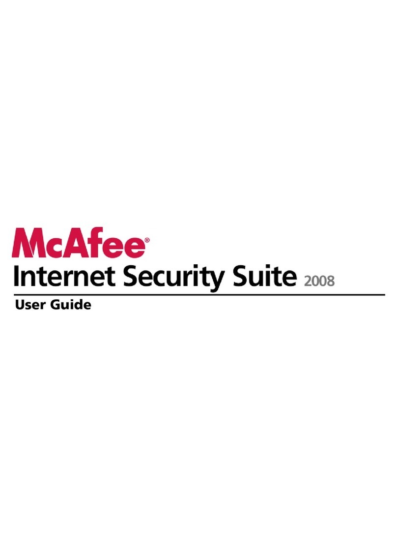 McAfee INTERNET SECURITY 2008 User manual