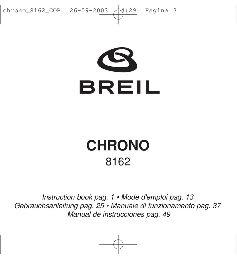 BREIL Chrono 8162 User manual BREIL Chrono 8162 User manual