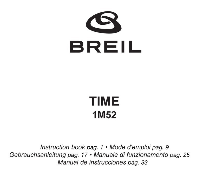 BREIL Time 1M52 Instruction book