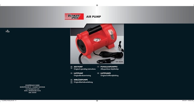 ULTIMATE SPEED KH 4256 AIR PUMP manual