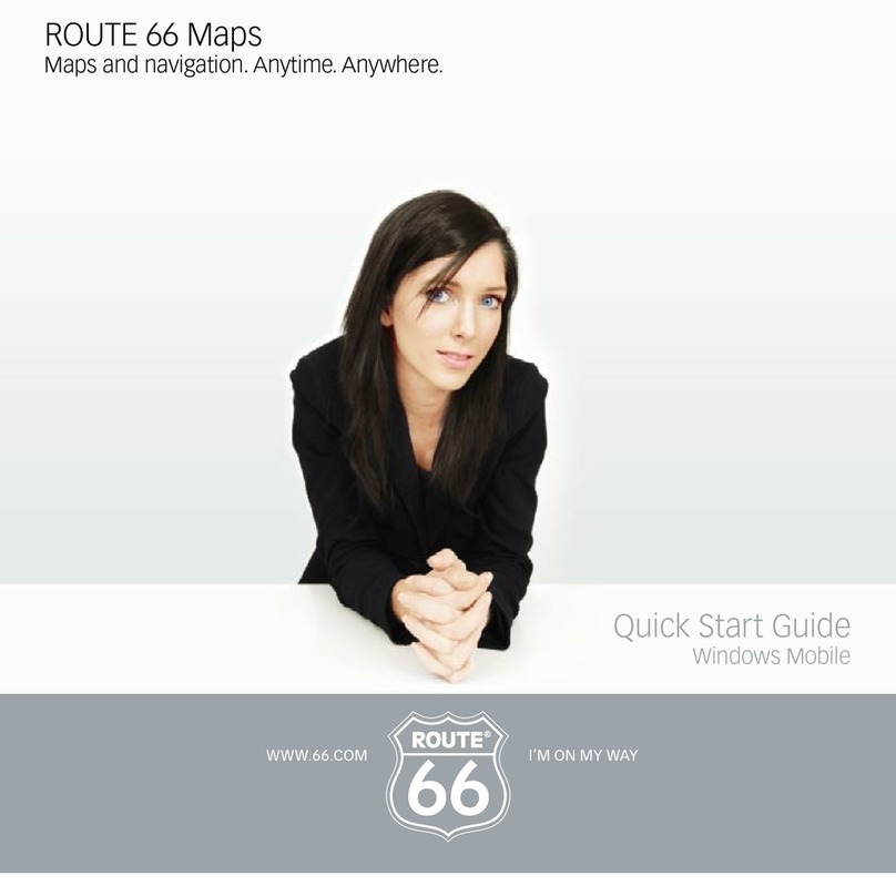 ROUTE 66 WINDOWS MOBILE - quick start guide