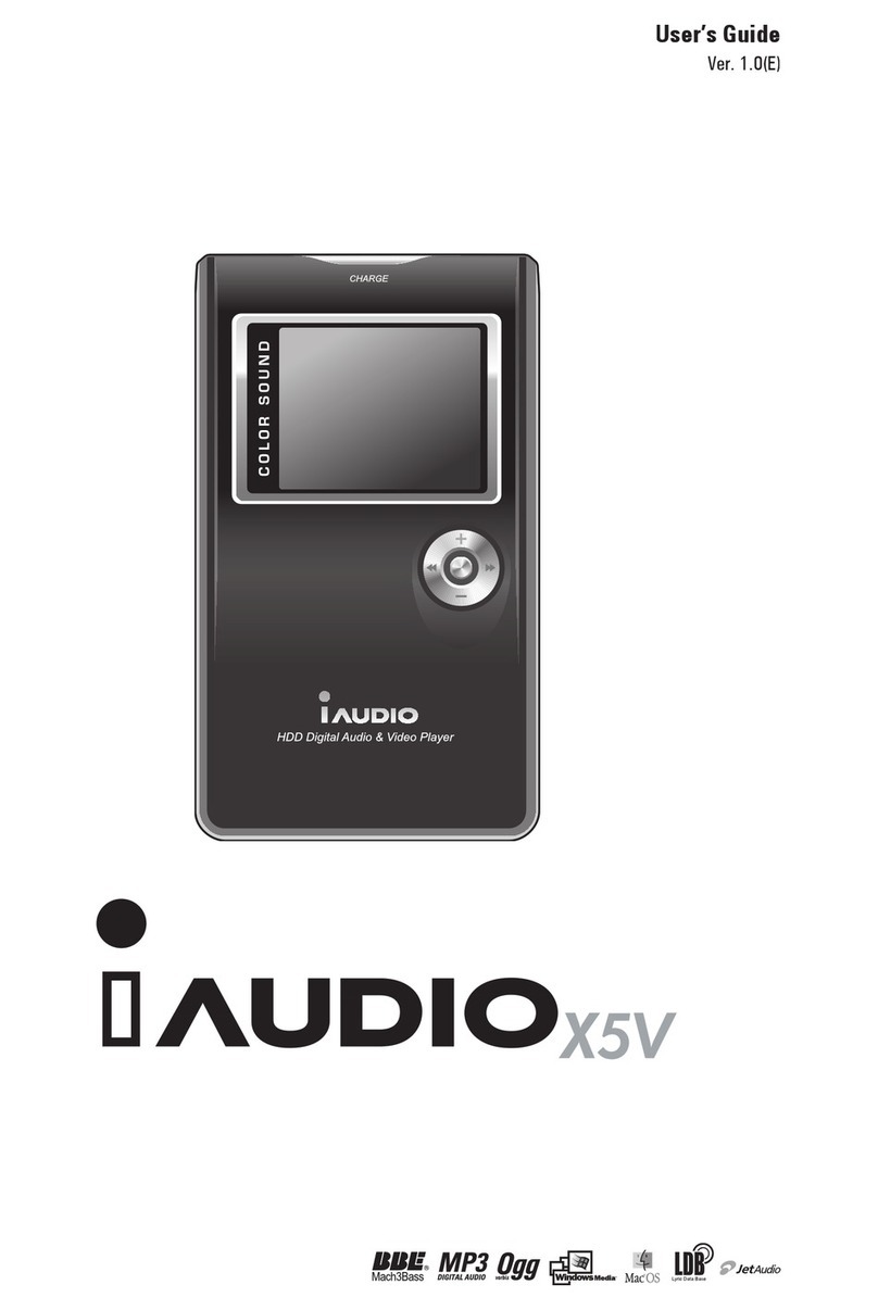 Cowon IAUDIOX5V - V1.0 User manual