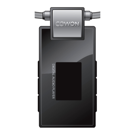 Cowon IAUDIOT2 - VERSION 1.1W User manual Cowon IAUDIOT2 - VERSION 1.1W User manual