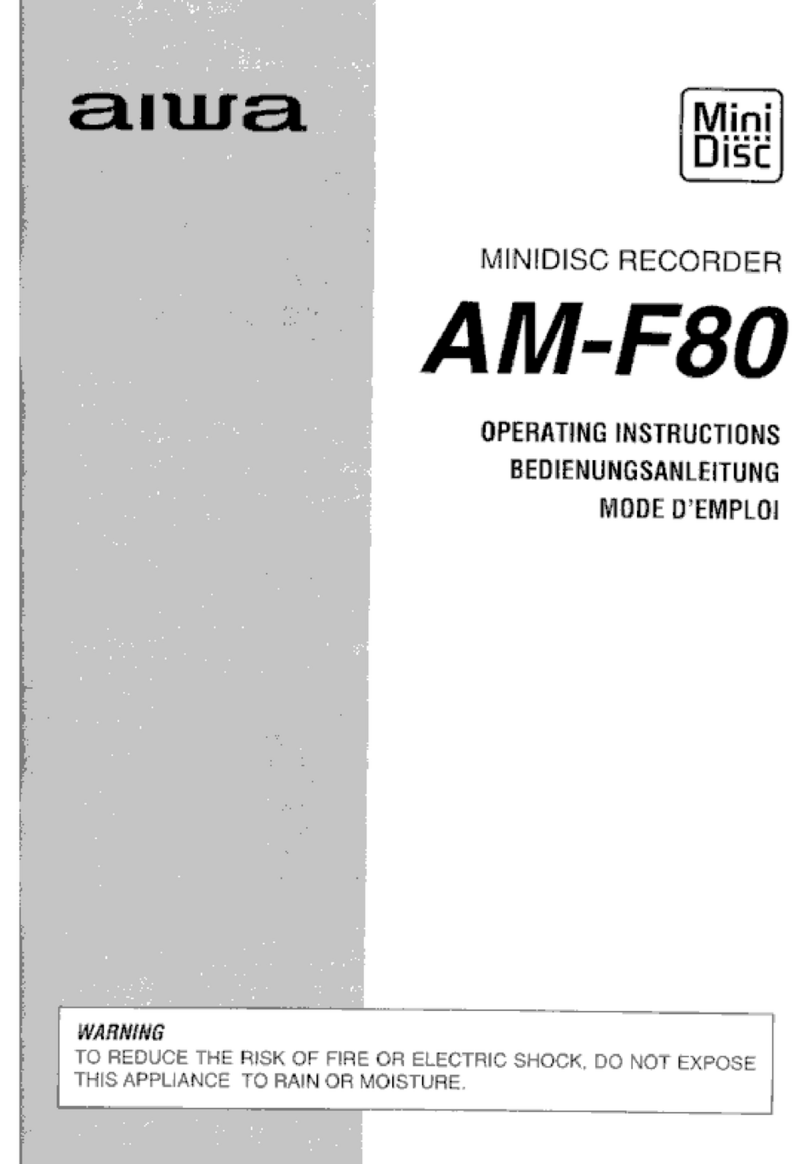 Aiwa AM-F80 User manual