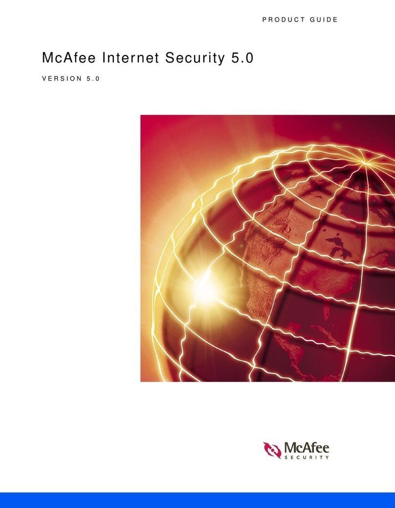 McAfee INTERNET SECURITY 5.0 manual