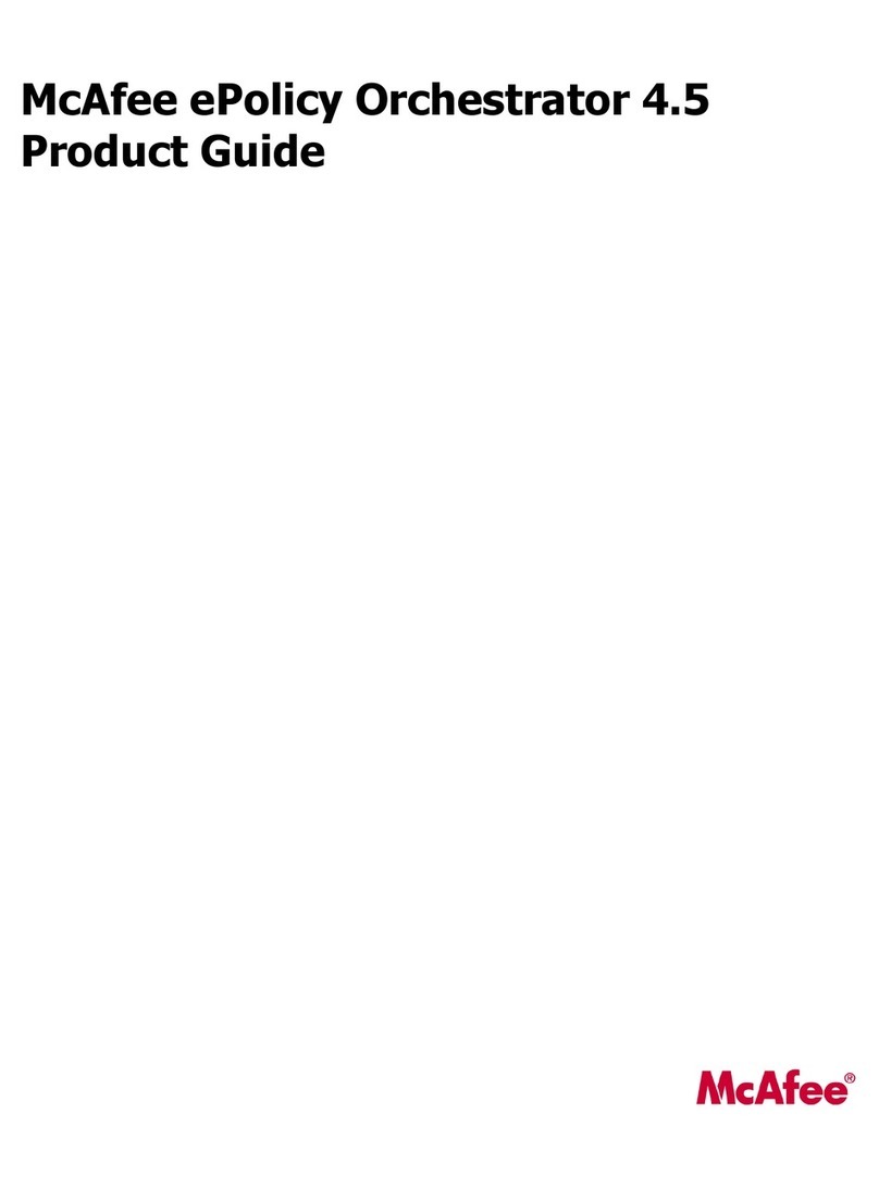 McAfee EPOLICY ORCHESTRATOR 4.5 - User manual