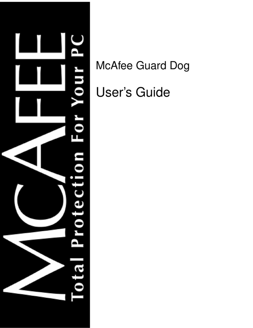 McAfee GUARD DOG 2 User manual