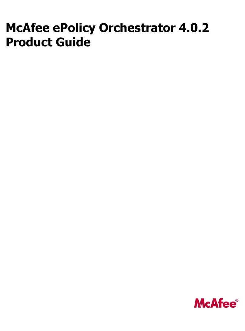 McAfee EPOLICY ORCHESTRATOR 4.0.2 - Product guide