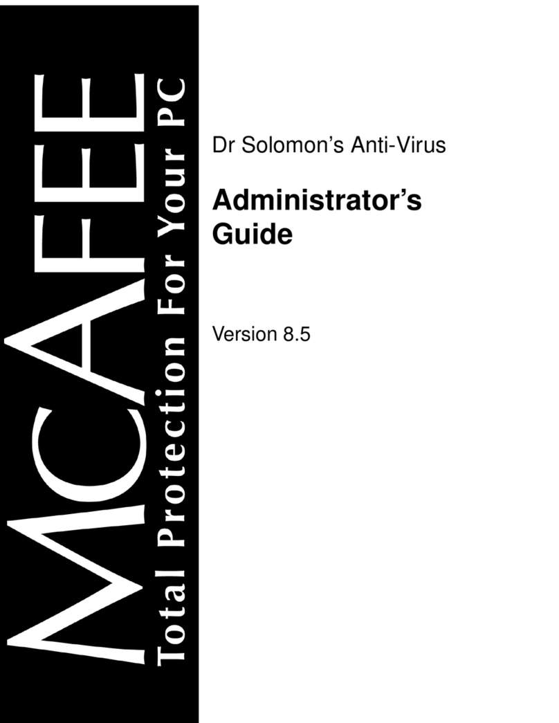 McAfee DR SOLOMON S ANTI-VIRUS 8.5 Service manual