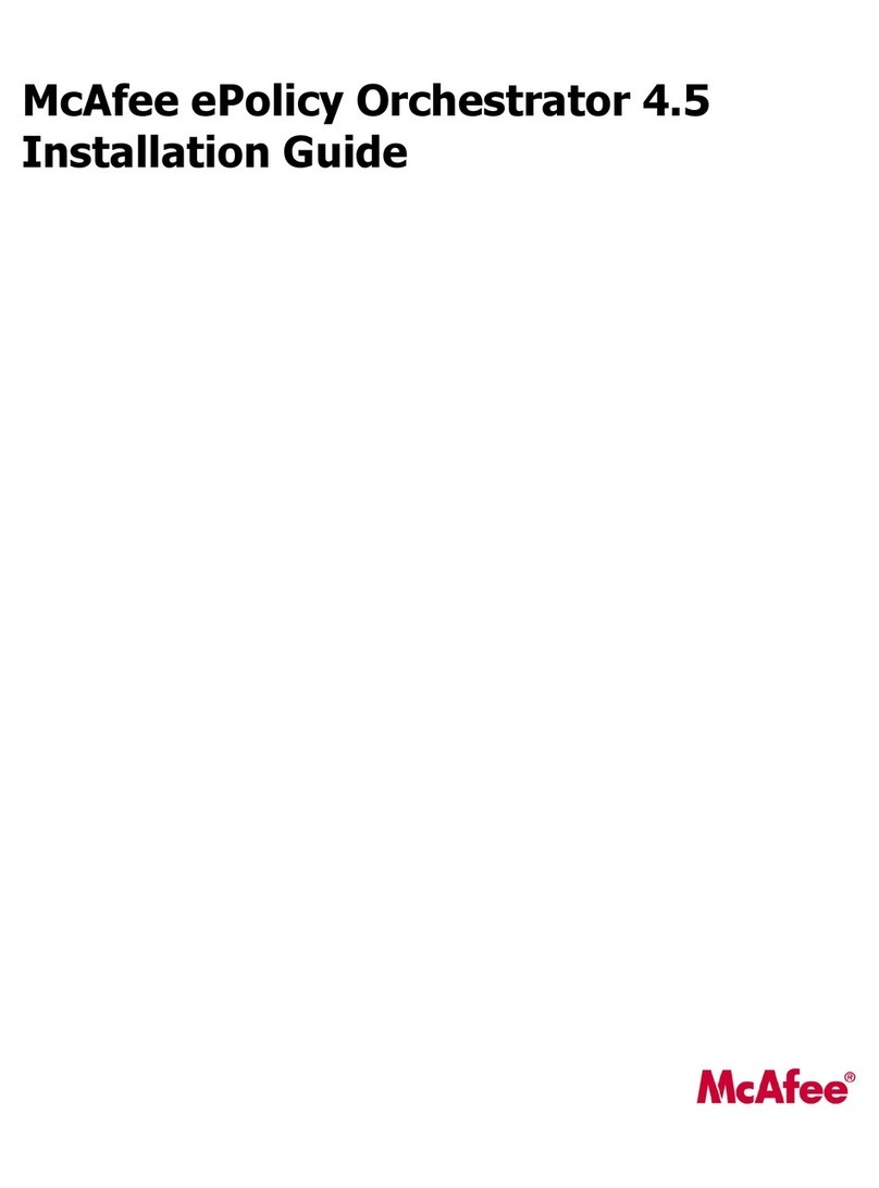 McAfee EPOLICY ORCHESTRATOR 4.5 - installation guide