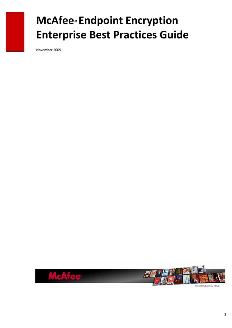 McAfee ENDPOINT ENCRYPTION ENTERPRISE - BEST PRACTICES... User manual