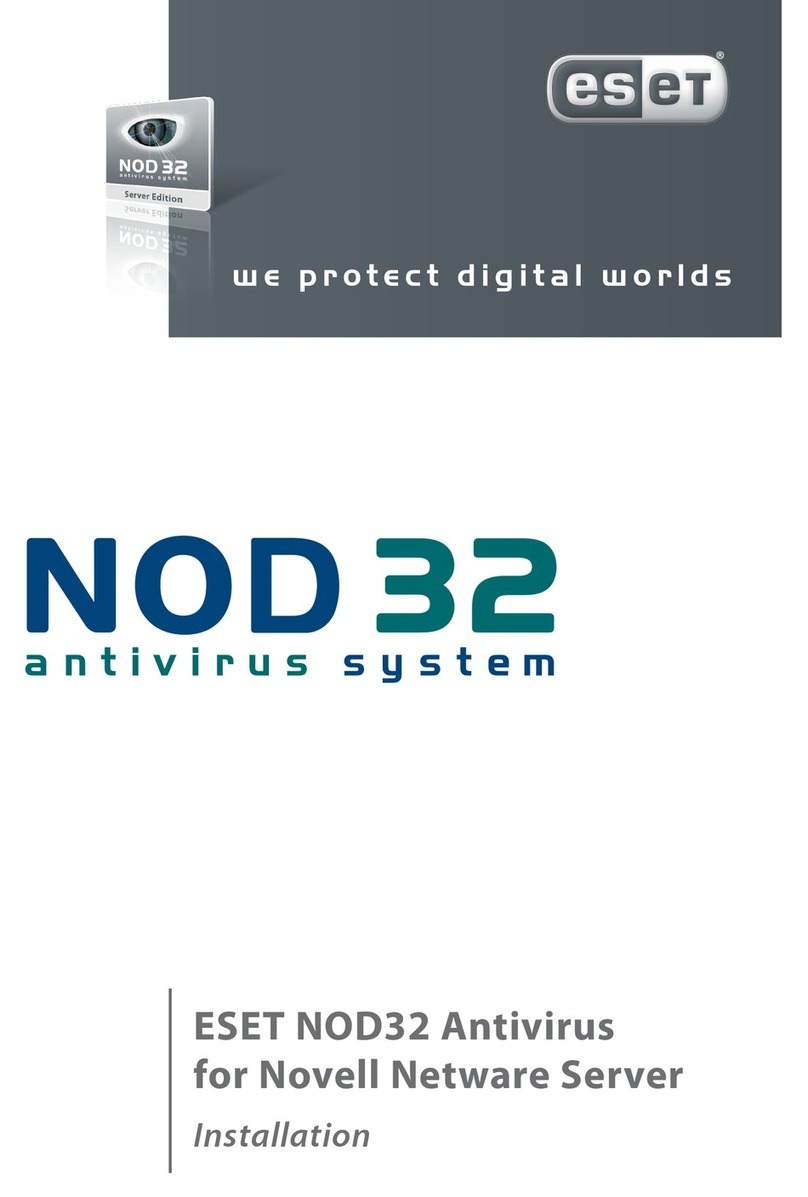 ESET NOD32 ANTIVIRUS - FOR KERIO User manual
