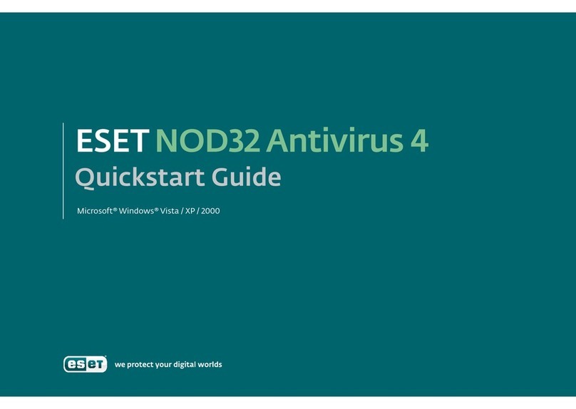 ESET NOD32 ANTIVIRUS 4 -  FOR WINDOWS... quick start guide