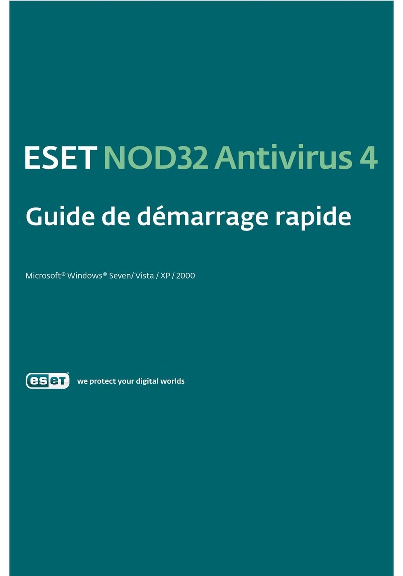 ESET NOD32 ANTIVIRUS 4 -  FOR MICROSOFT WINDOWS... User manual