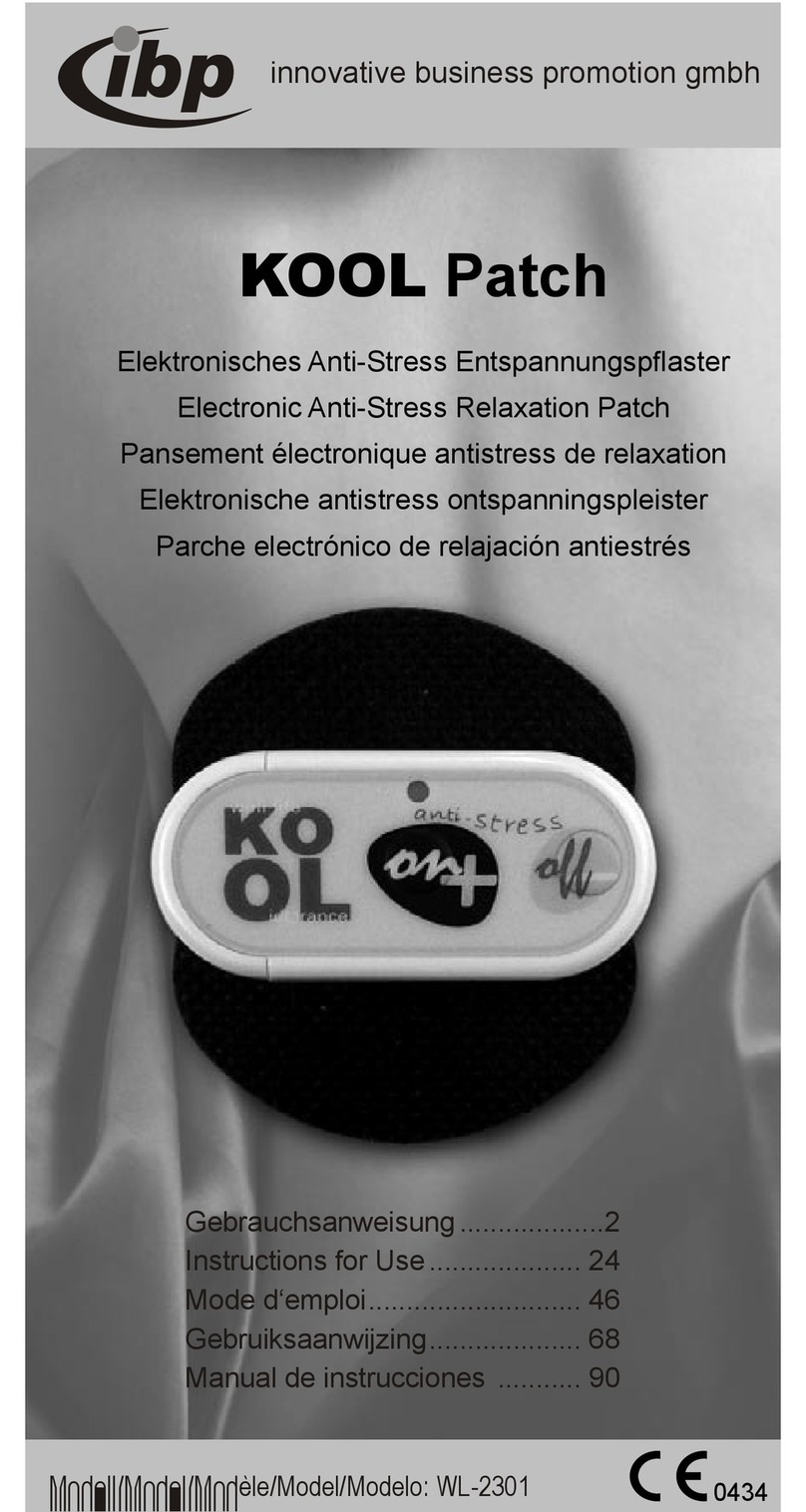 IBP KOOL PATCH User manual