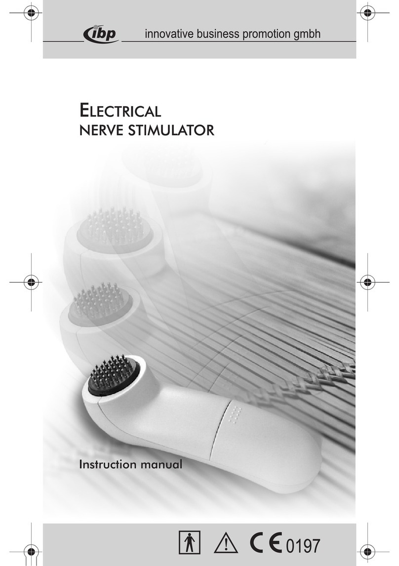 IBP ELECTRICAL NERVE STIMULATOR manual
