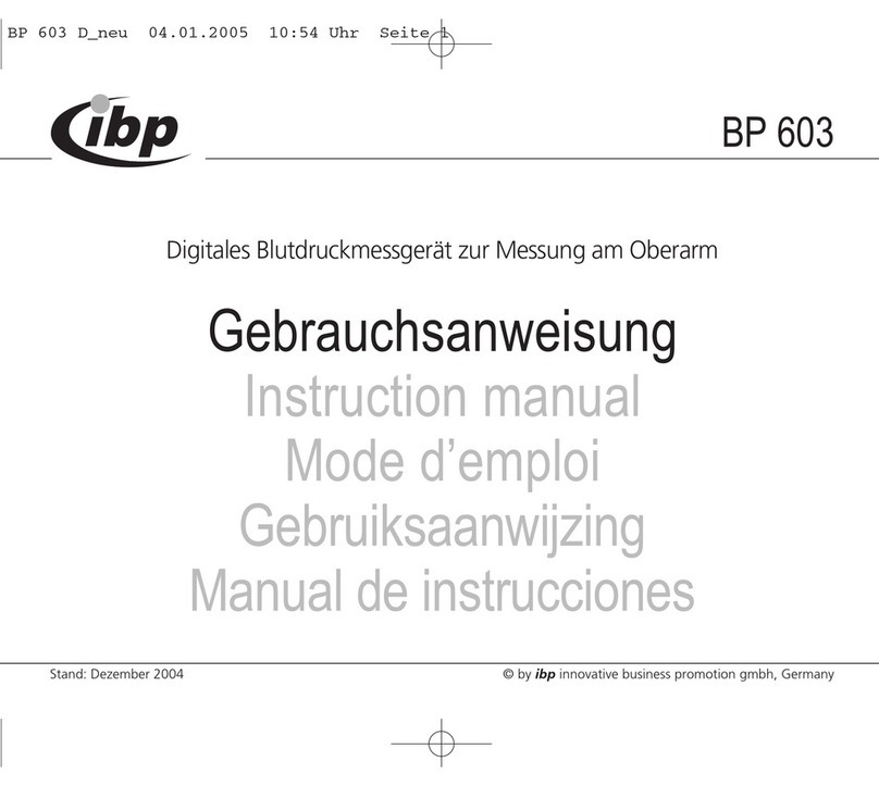 IBP BP 603 User manual