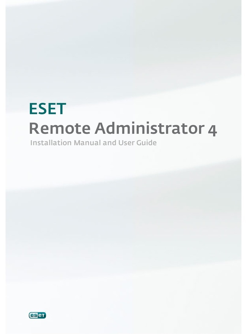 ESET REMOTE ADMINISTRATOR 4 installation manual ESET REMOTE ADMINISTRATOR 4 installation manual
