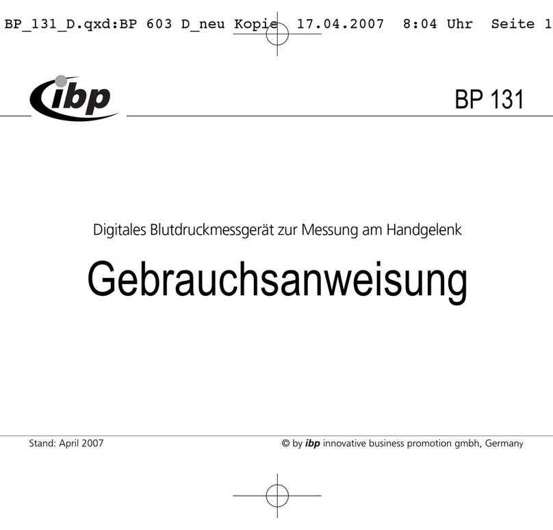 IBP BP 131 User manual