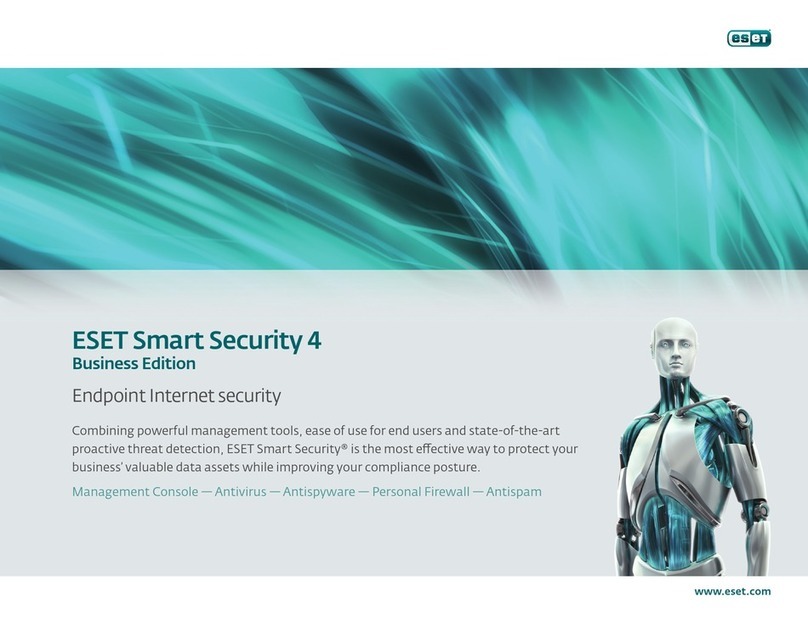 ESET SMART SECURITY 4 User manual
