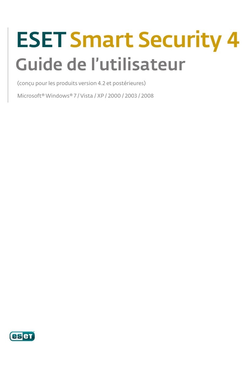 ESET SMART SECURITY 4 - V4.2 Quick start guide