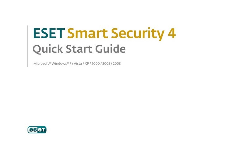 ESET NOD32 ANTIVIRUS 4 -  FOR MICROSOFT WINDOWS... User manual