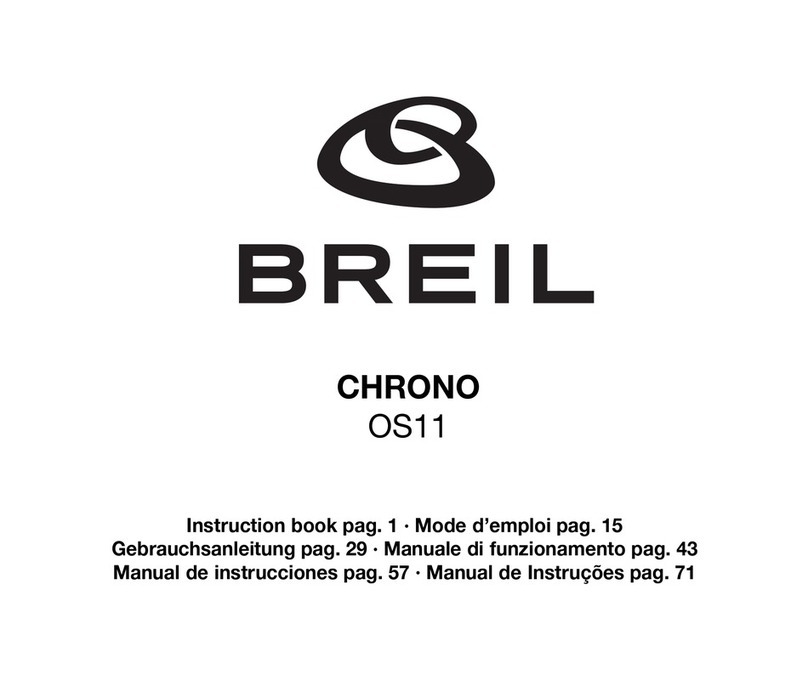 BREIL CHRONO OS11 User manual