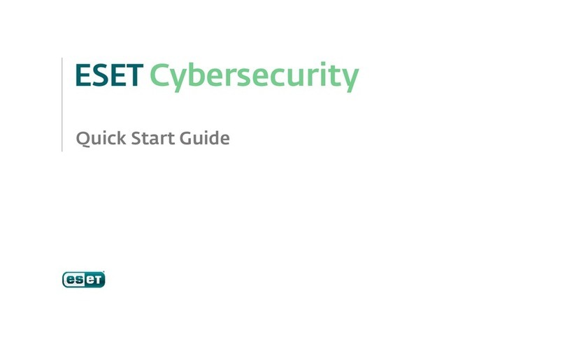 ESET CYBERSECURITY - quick start guide