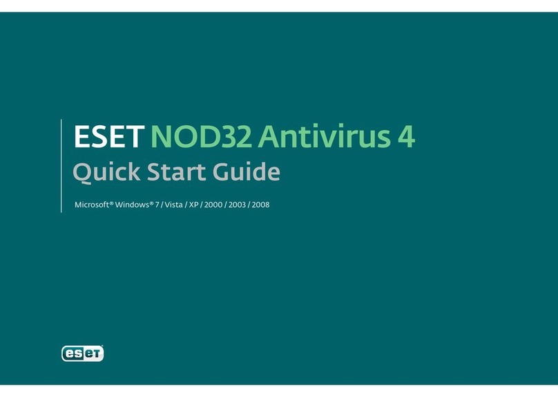 ESET NOD32 ANTIVIRUS 4 -  FOR MICROSOFT WINDOWS... quick start guide