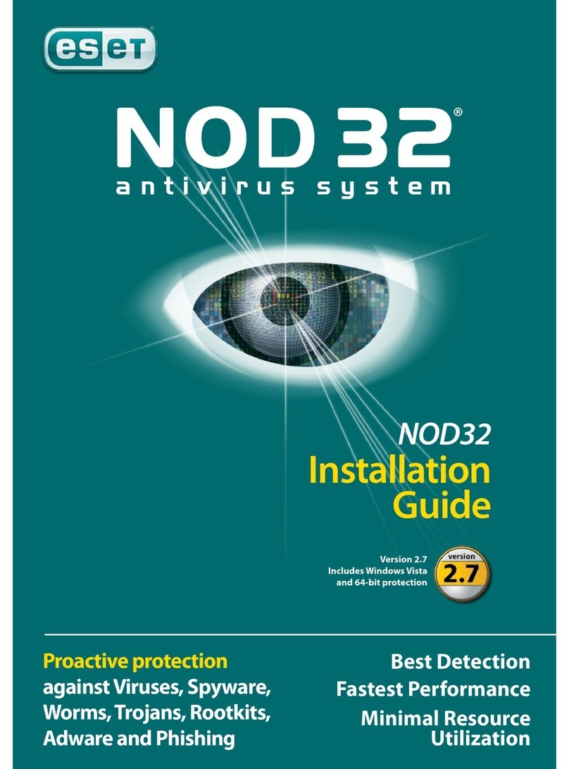 ESET NOD32 ANTIVIRUS - FOR KERIO User manual