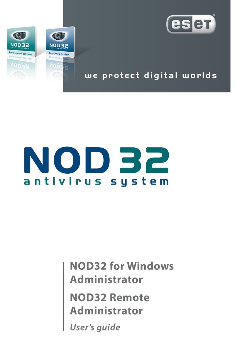 ESET NOD32 ANTIVIRUS - FOR KERIO user guide