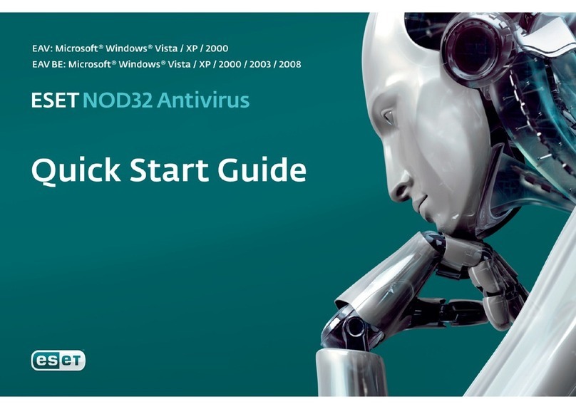 ESET NOD32 ANTIVIRUS -  FOR MICROSOFT WINDOWS... quick start guide