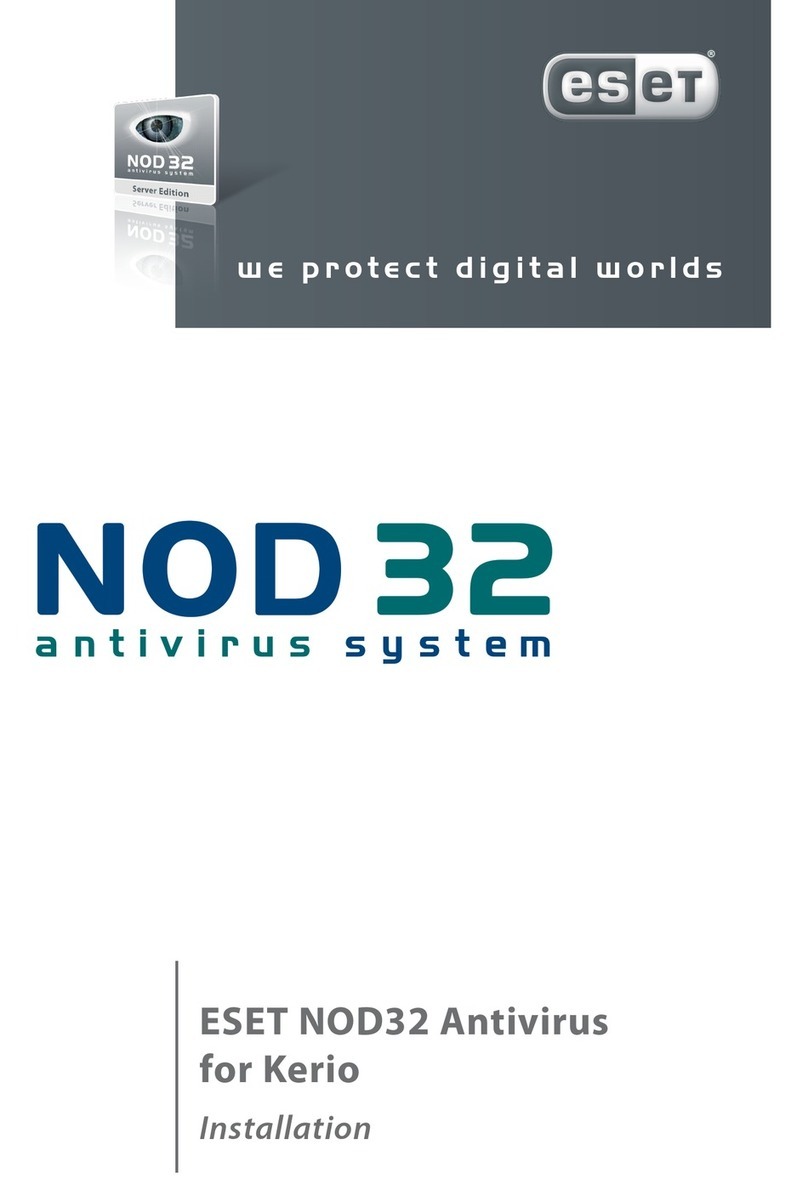ESET NOD32 ANTIVIRUS - FOR KERIO User manual