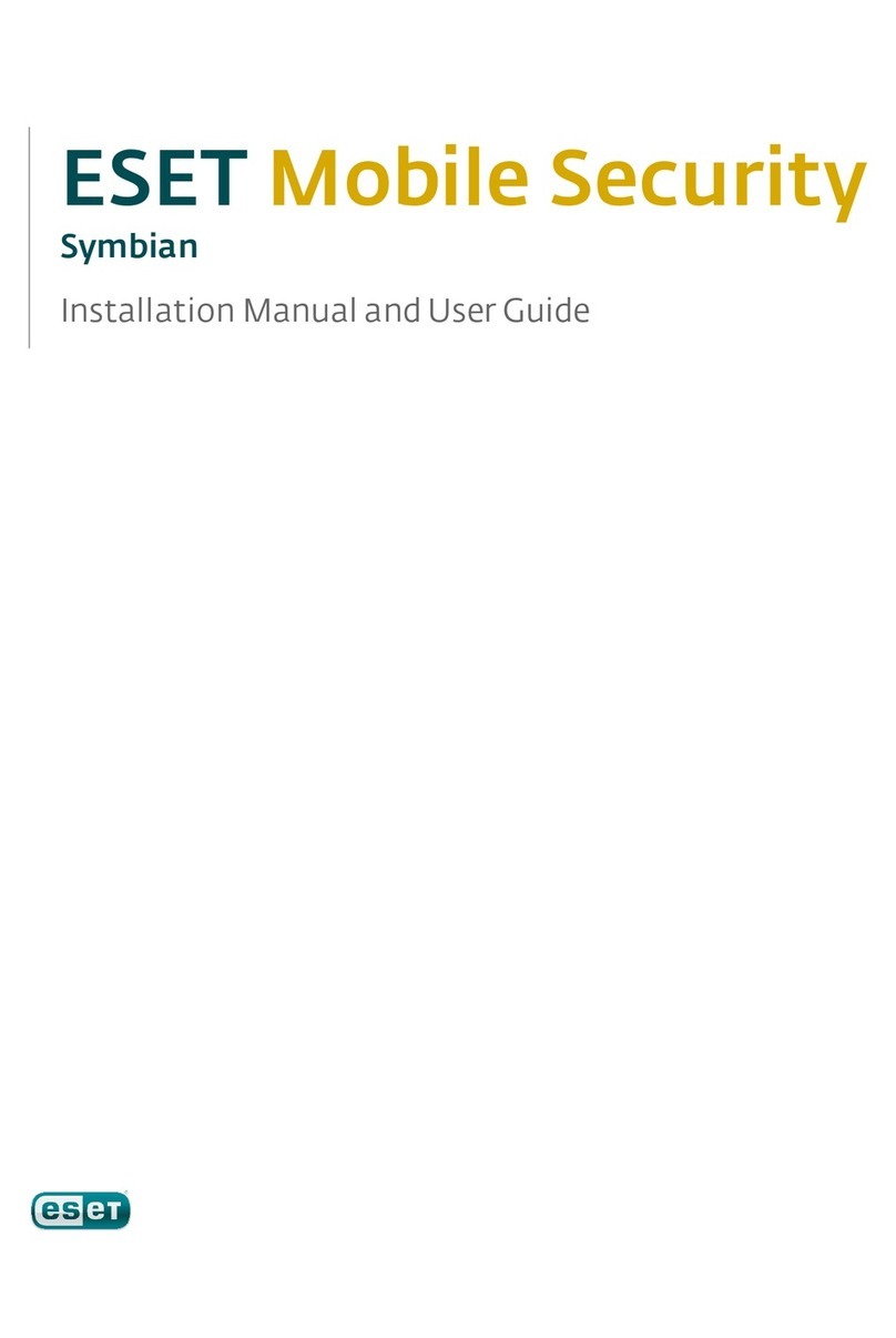 ESET MOBILE SECURITY - FOR SYMBIAN User manual