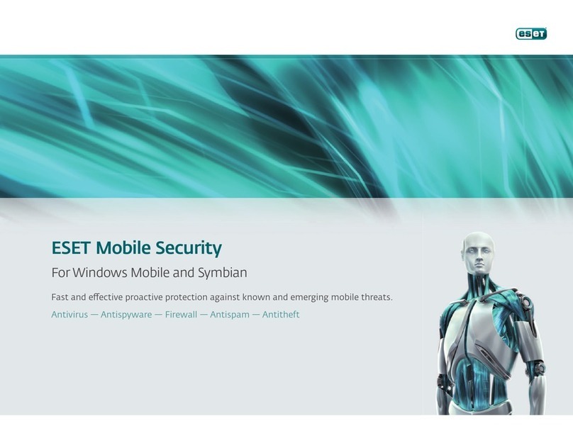 ESET MOBILE SECURITY - FOR SYMBIAN User manual