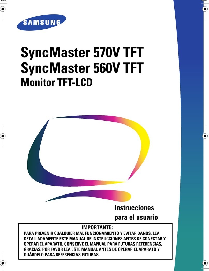 Samsung SyncMaster 570V TFT User manual