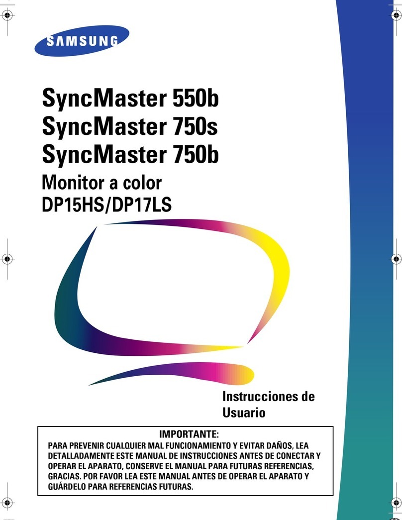 Samsung SyncMaster 550b User manual