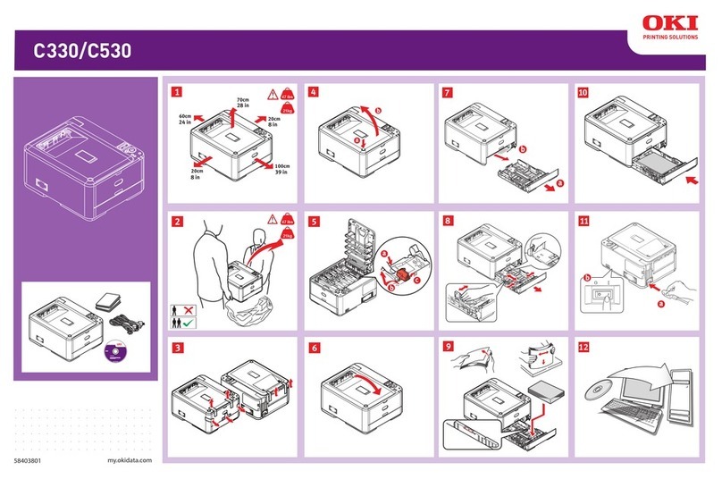 Oki 62435103 Assembly Instructions