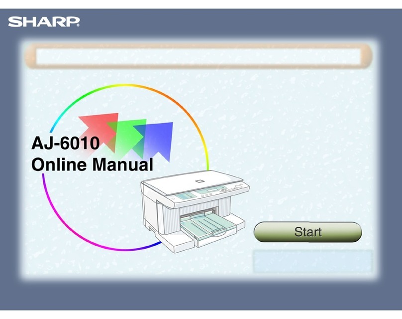 Sharp AJ-6010 Setup guide Sharp AJ-6010 Setup guide