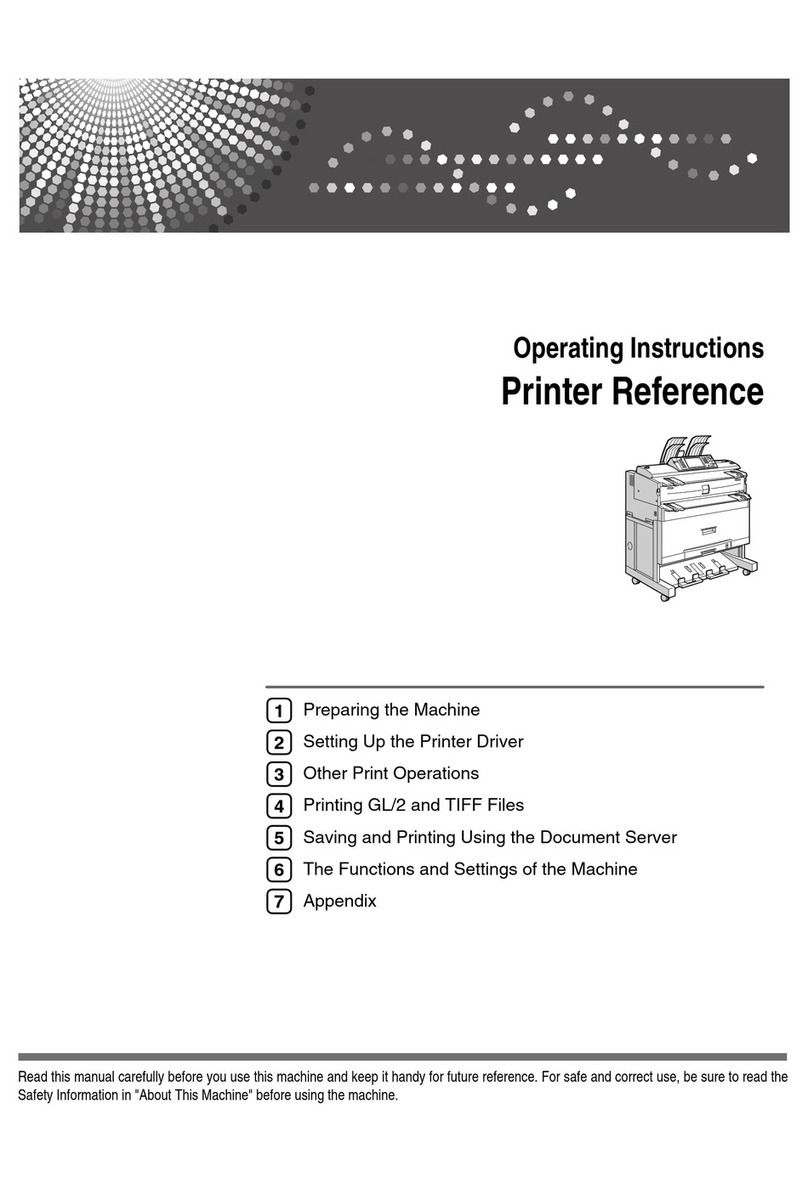 Ricoh Aficio MP W3600 Service manual