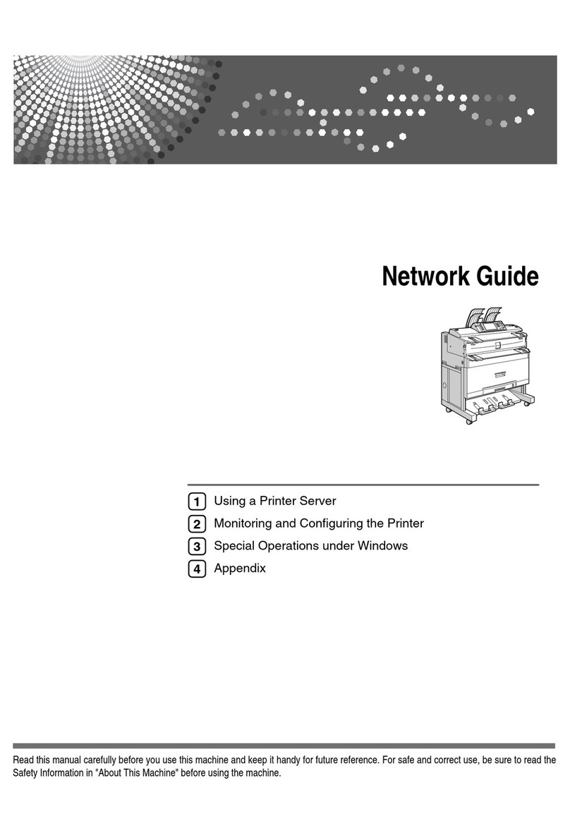 Ricoh Aficio MP W3600 Installation and maintenance instructions