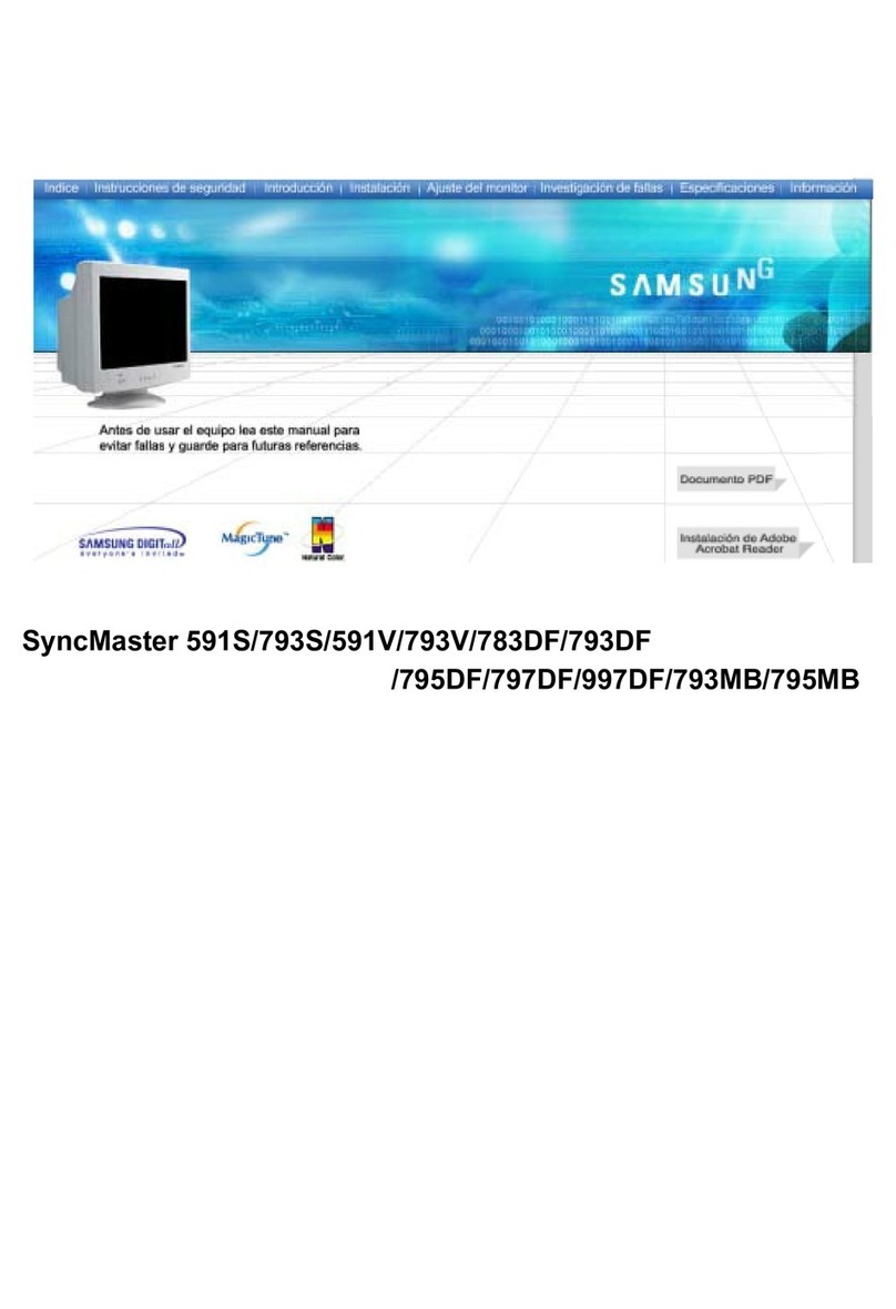 Samsung SyncMaster 591s User manual