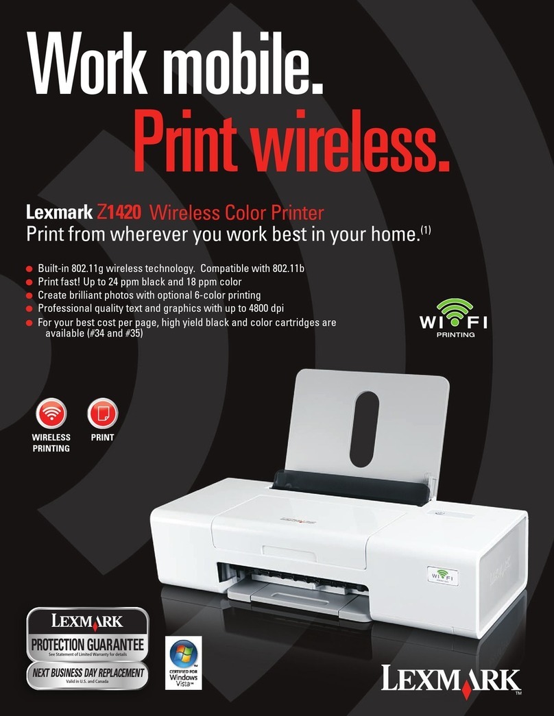 Lexmark 10M0285 User manual