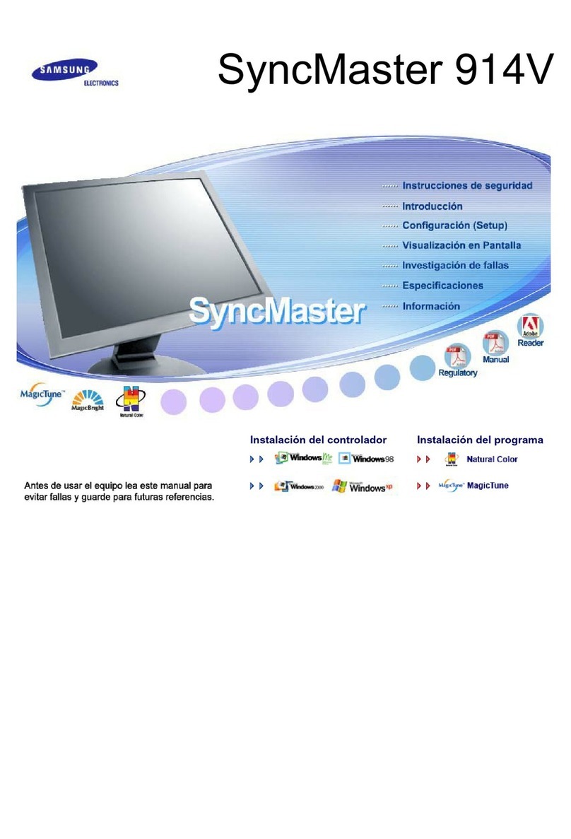 Samsung 914V - SyncMaster 19 Inch LCD Monitor User manual