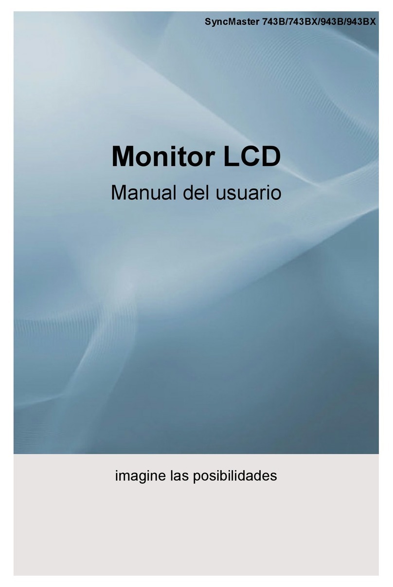 Samsung 743BX - SyncMaster - 17" LCD Monitor User guide