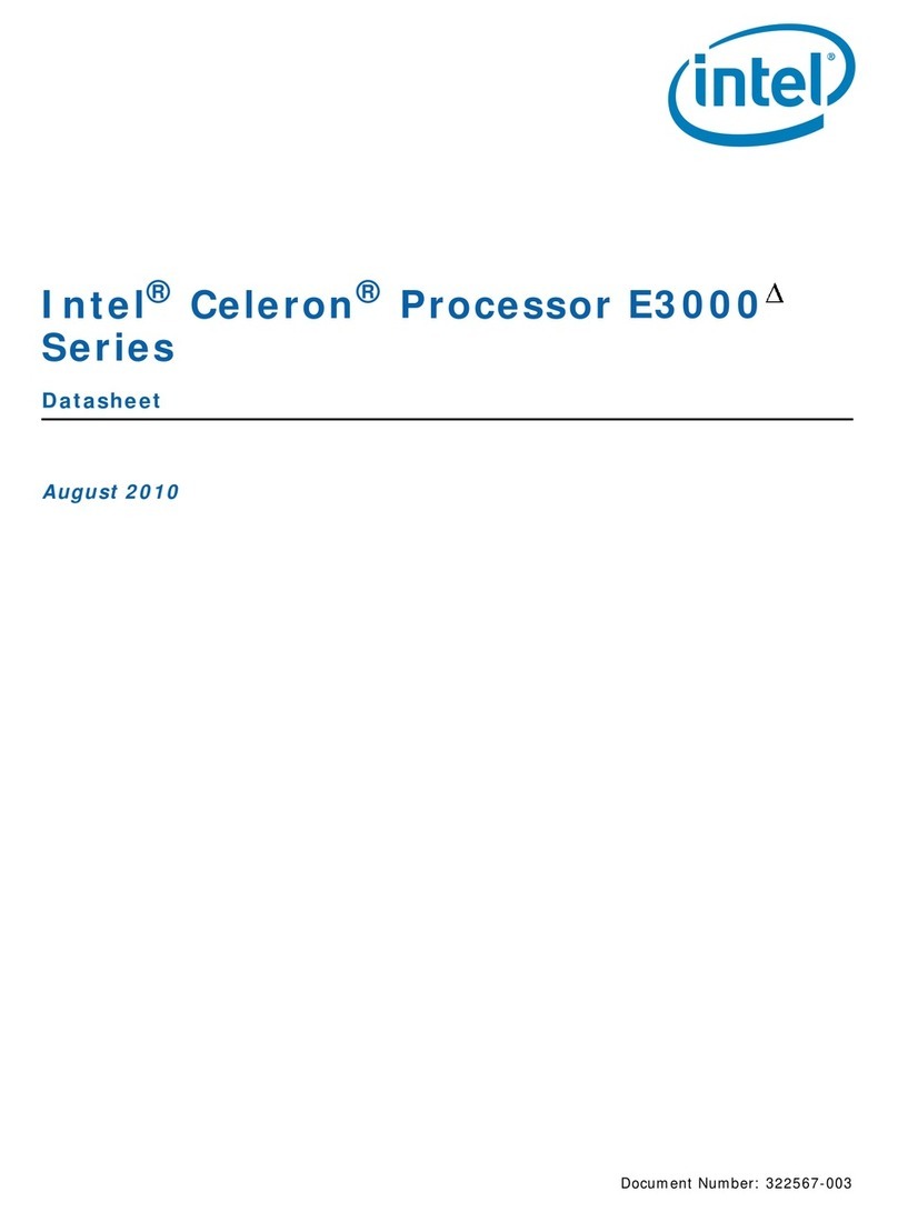 Intel E3300 User manual
