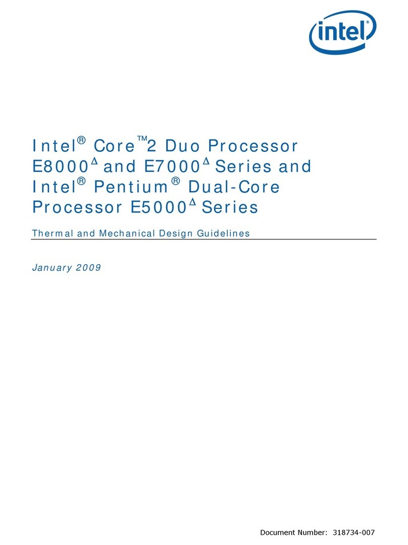Intel BX80571E7400 - Core 2 Duo 2.8 GHz Processor Instruction Manual